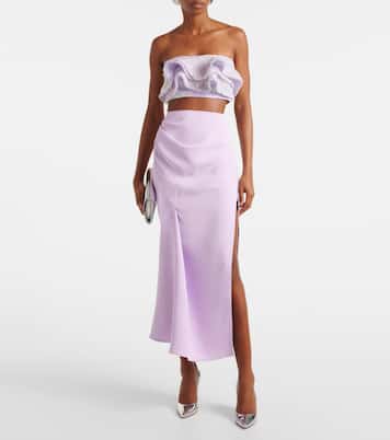 Top bandeau Together Wave à sequins | Maticevski