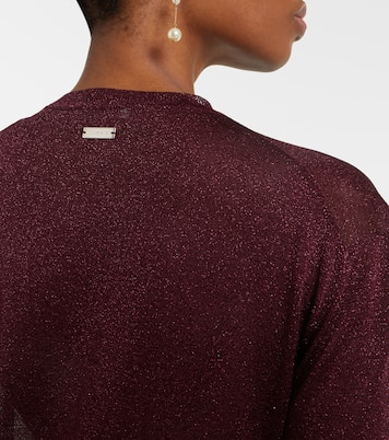 Abito lungo in maglia con lamé | Ferragamo