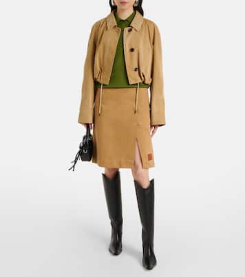Bottes Western Wally 55 en cuir | Staud