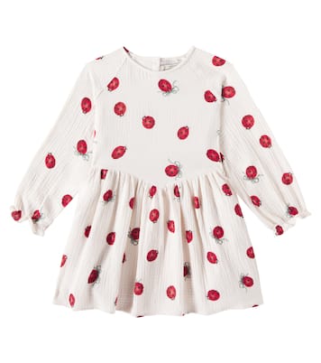 Abito Coco Ladybug in cotone con stampa | Konges Sløjd