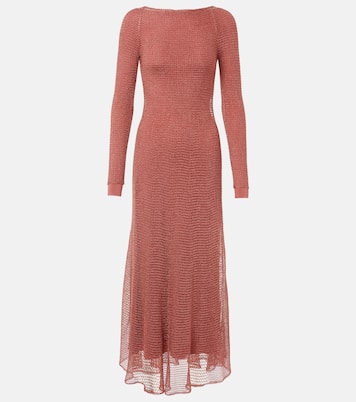 Abito lungo semitrasparente | Alaïa