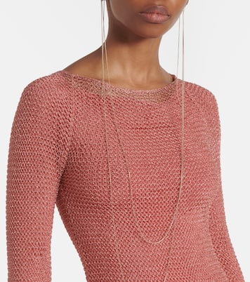 Abito lungo semitrasparente | Alaïa