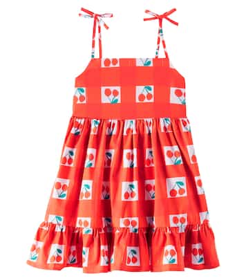 Bedrucktes Kleid aus Baumwolle | Stella McCartney Kids