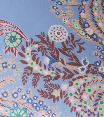 Cuscino in jacquard di cotone con stampa floreale | Etro