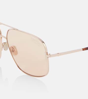 Gafas de sol de aviador Tex | Tom Ford