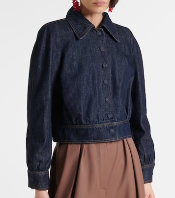 Cropped-Jeansjacke | Dries Van Noten