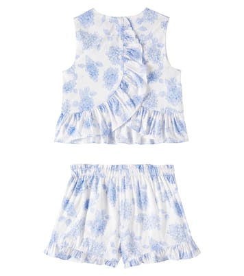 Camicia e shorts in cotone con stampa | Tartine et Chocolat