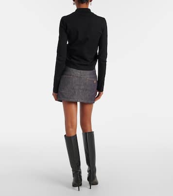 Polo raccourci en coton | Courrèges