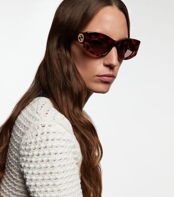 Cat-Eye-Sonnenbrille Interlocking G | Gucci