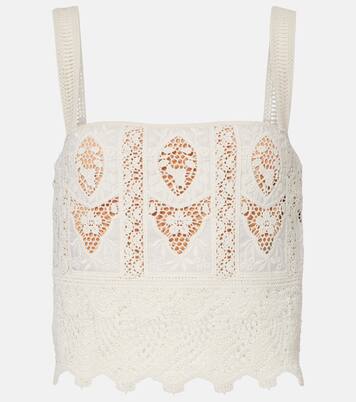 Embroidered voile top | Johanna Ortiz