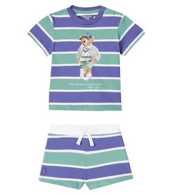 Baby Polo Bear T-shirt and shorts set | Polo Ralph Lauren Kids
