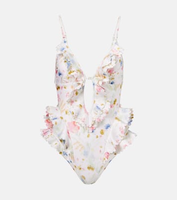 Costume intero con stampa floreale | Zimmermann