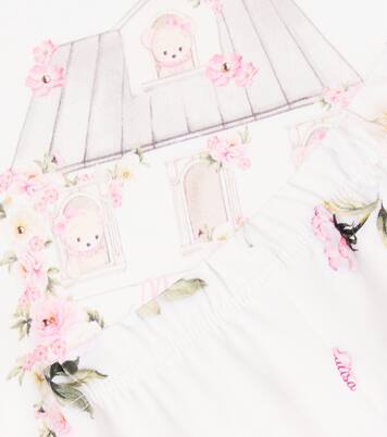 Baby Set aus Longsleeve und Leggings | Monnalisa