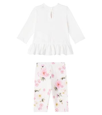 Baby Set aus Longsleeve und Leggings | Monnalisa