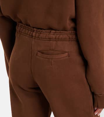 Pantalones deportivos flared de jersey de algodón | Entire Studios