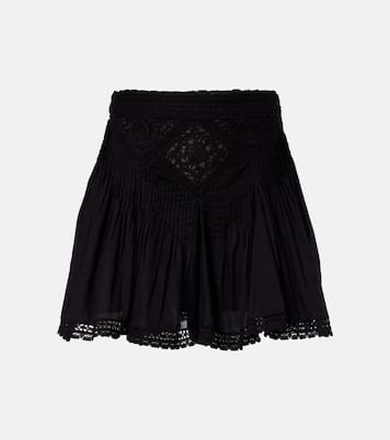 Minirock Goldie aus Baumwolle mit Spitze | Marant Etoile