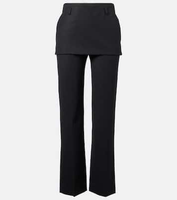 Pantaloni con gonna in lana | Toteme