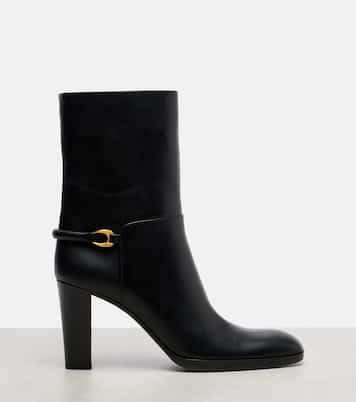 Sulpice 80 leather ankle boots | Saint Laurent