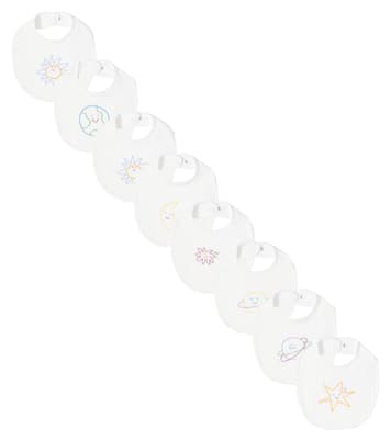 Baby Set aus acht Lätzchen aus Baumwolle | Stella McCartney Kids