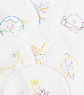 Baby Set aus acht Lätzchen aus Baumwolle | Stella McCartney Kids