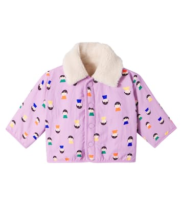 Baby Game Pawns reversible teddy jacket | Bobo Choses