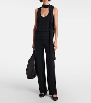 Pantalon droit à taille haute | Aya Muse