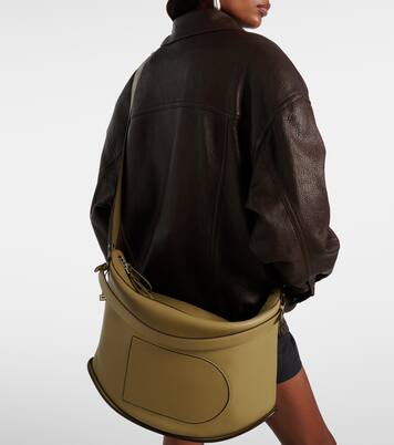 Pin Swing XL leather shoulder bag | Delvaux