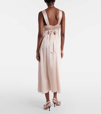Vestido midi de seda | Chloé