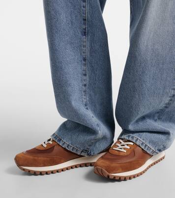 Gravel皮革与绒面革运动鞋 | Gianvito Rossi