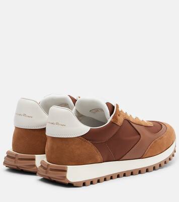 Gravel皮革与绒面革运动鞋 | Gianvito Rossi