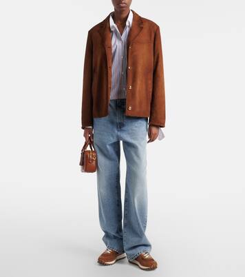 Gravel皮革与绒面革运动鞋 | Gianvito Rossi