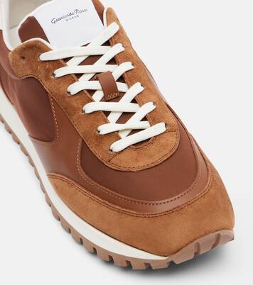 Gravel皮革与绒面革运动鞋 | Gianvito Rossi