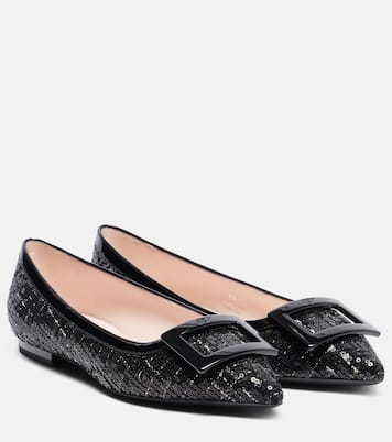 Gommettine sequined ballet flats | Roger Vivier