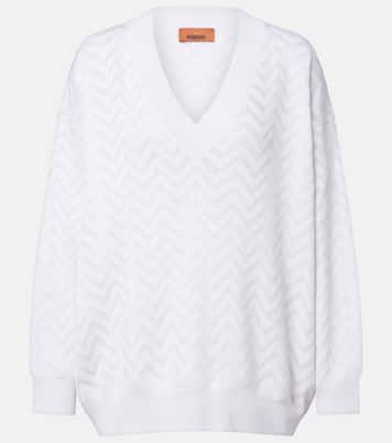 Zigzag cotton-blend sweater | Missoni