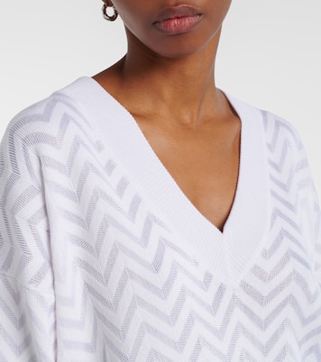 Zigzag cotton-blend sweater | Missoni