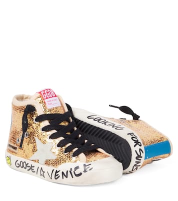 Francy Penstar sequined sneakers | Golden Goose Kids