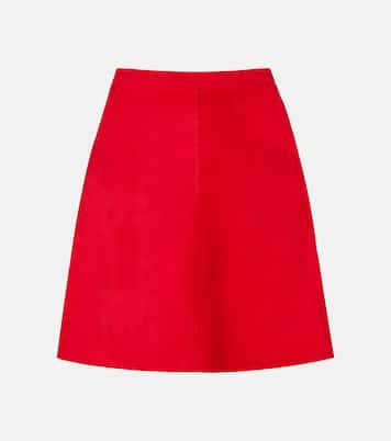 Lucie 22 suede miniskirt | Stouls