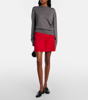 Lucie 22 suede miniskirt | Stouls