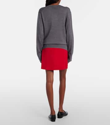 Lucie 22 suede miniskirt | Stouls