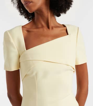 Draped crêpe cocktail dress | Roland Mouret