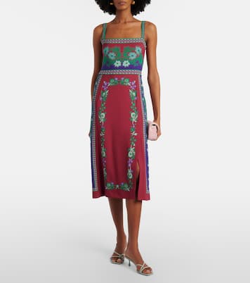 Buy Me A Martini floral midi dress | La DoubleJ