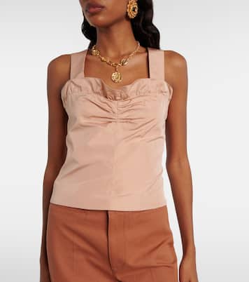 Cropped-Top aus Taft | Chloé