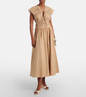 Brigitte leather wedge mules | Staud