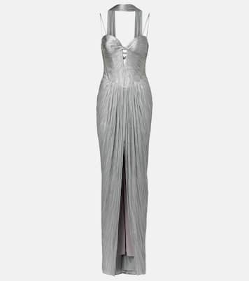 Tonia cutout silk tulle gown | Maria Lucia Hohan