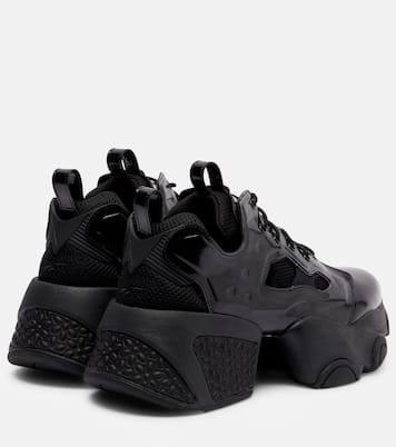Cutout platform sneakers | Noir Kei Ninomiya