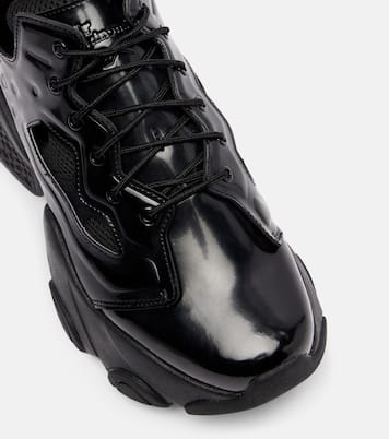 Cutout platform sneakers | Noir Kei Ninomiya