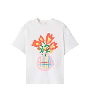 Printed cotton jersey T-shirt | Stella McCartney Kids