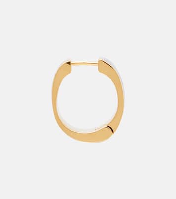 Signature enamel gold-plated hoop earrings | Toteme
