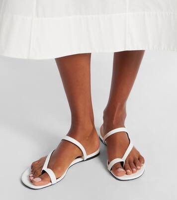 Aimee leather sandals  | Khaite