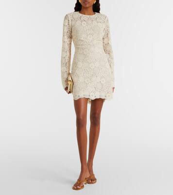 Teresia embroidered tulle minidress | Veronica Beard